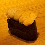 鮨 あらい - 雲丹（北海道・厚岸）