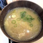 丼 定食 ゆうづつ - 豚汁
