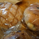 マルス ベーグル - メロンパン、塩あんバターロール