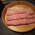 瀬里奈 - 北海道産の特選牛サーロインのしゃぶしゃぶ肉・その3です。