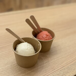 アイスも楽しめるコーヒースタンド - 料理写真: