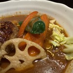 西屯田通りスープカレー本舗 - ハンバーグカレー