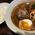 西屯田通りスープカレー本舗 - ハンバーグカレー