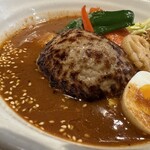 西屯田通りスープカレー本舗 - ハンバーグカレー
