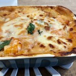 ロクシタンカフェ - 海老とリガトーニのトマトクリームグラタン