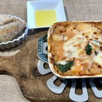 ロクシタンカフェ - 海老とリガトーニのトマトクリームグラタン1880円