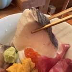 博多炉端 魚男 - 海鮮丼〜炙りサワラ〜