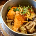 釜めし菜時記 さき亭 - 鮭いくら釜めし