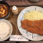 百年亭 - 手のべとんかつ定食（中）