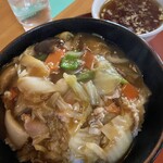 中華の永楽 - 中華丼【大盛り】