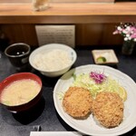 もち豚とんかつ たいよう - 特メンチカツ定食