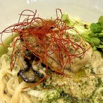 らーめん かねかつ - 牡蠣のまぜそば✨