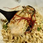 らーめん かねかつ - でっかい牡蠣=(^.^)=