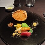 THE DINING シノワ唐紅花＆鉄板フレンチ蒔絵 - ズワイガニの大根餅