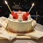 THE DINING シノワ唐紅花＆鉄板フレンチ蒔絵 - ホールケーキ