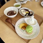 ミッシュハウス - アイスクリームは抹茶をチョイスしました。