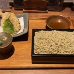 きょうや - えび天もりそば。