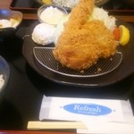 百家 - 大海老フライ&ヒレとんかつ定食