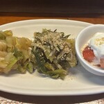 炭火焼き居酒屋 だいちゃん - 副菜も美味しい