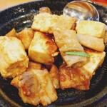 ちゅらさん亭 - 島豆腐と豚肉の味噌炒め
