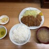 とんかつ山家 - 上ロースかつ定食1700円+カキフライ220円