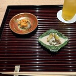 井本 - ふきのとうの白和　大村湾なまこ