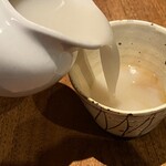 しおて - 蕎麦湯