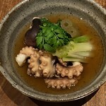 しおて - 飯蛸と春野菜の炊き合わせ