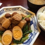 中華風家庭料理 ふーみん - ふーみん(豚肉の梅干煮定食)