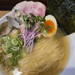 メヂカそば 吟魚 - 《特中華》本日の煮干しの貝塩