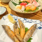 海鮮居酒屋 魚天 - メヒカリの唐揚げ