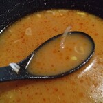 まるひろ - 辛味噌ラーメンに変化