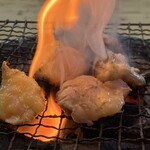 ふれあいの里 - 少し炎で焼くと肉質が香る