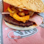 A&W - 料理写真:カーリーフライバーガー