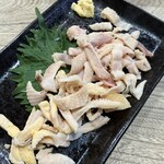 ふれあいの里 - プリッと皮目が美味しい　皮刺し