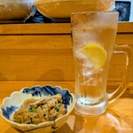 はな花 - 牛肉煮込み　角ハイボール