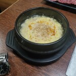 ひだか焼肉 - たまごスープ（２～３人前・６５０円）