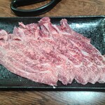和牛薄切りホホ肉（１１００円）
