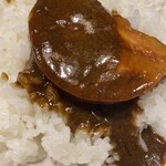 ガンジー - カレーのアップ