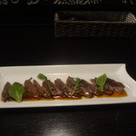 BUGreen - ⑤えぞ鹿のタタキ　黄味のソース