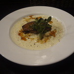 ⑤フォアグラリゾット　濃厚トリュフソース