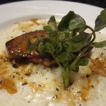 ⑤フォアグラリゾット　濃厚トリュフソース