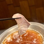 和味大輔 白金本店 - 鰤のしゃぶしゃぶ