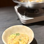 和味大輔 - 鰤しゃぶしゃぶの雑炊　取り分けました