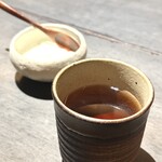 和味大輔 - 暖かなほうじ茶と日本酒のブランマンジェ