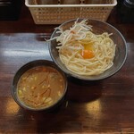 みそつけめん 釜玉バージョン