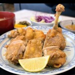 鳥料理 よし川食堂 - これが 通常の唐揚げ定食