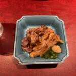 鳥刺し酒場 スタンドくーま君 - 親鶏もも刺し