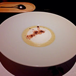 神戸牛炉窯焼ステーキ 雪月風花 北野坂 - 【スープ】さつまいものポタージュ。