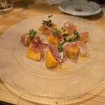 カジュアルフレンチBar 7FUKU - 生ハムと柿